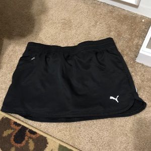Puma tennis or running skort, black Sz small